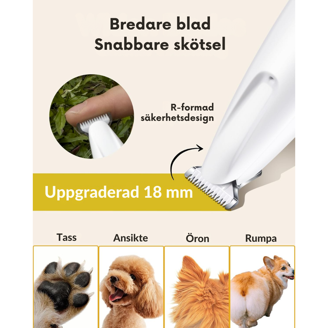 PawGroom Pro™ | Professionell Husdjurstrimmer för Hemmet